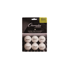 1 Star Table Tennis 6/Pack White