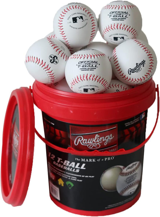 Buckets Of Practice Baseballs