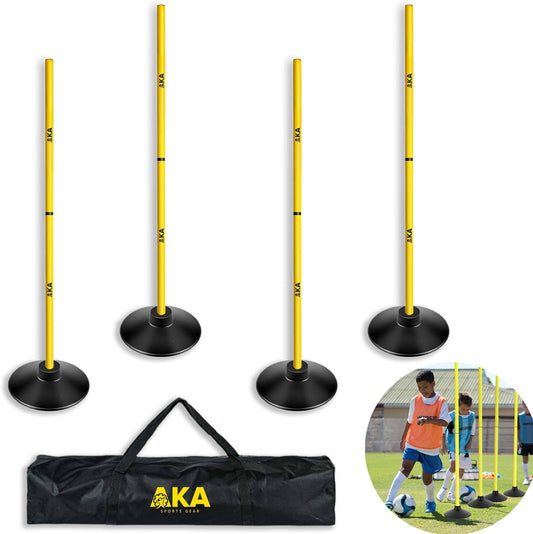 Agility Pole Accessory- Pole & Base Accessory for Soccer/Dog Agility Training