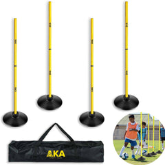 Agility Pole Accessory- Pole & Base Accessory for Soccer/Dog Agility Training