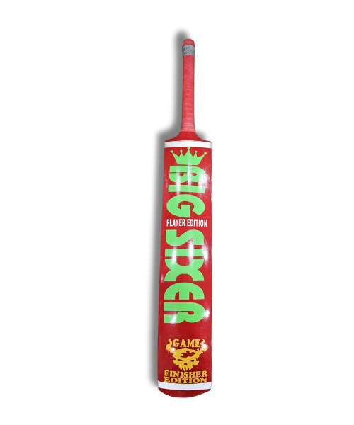 Big Sixer Red Tapeball Bat