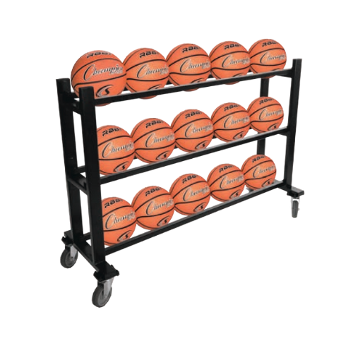 Deluxe Heavy-Duty Basketball Cart