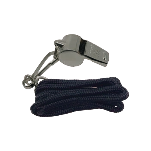 Metal Whistle & Lanyard