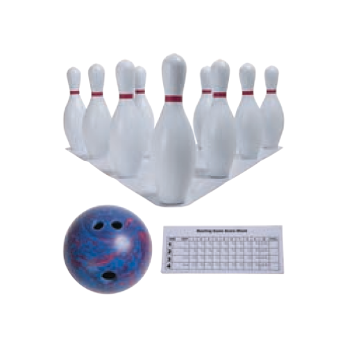 Plastic Bowling Ball & Pin Set