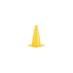 12 Inch High Visibility Flexible Vinyl Cone Yellow