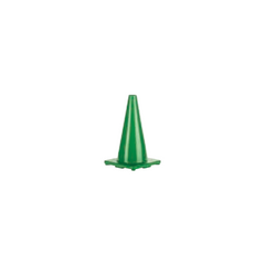 18 Inch High Visibility Flexible Vinyl Cone Green