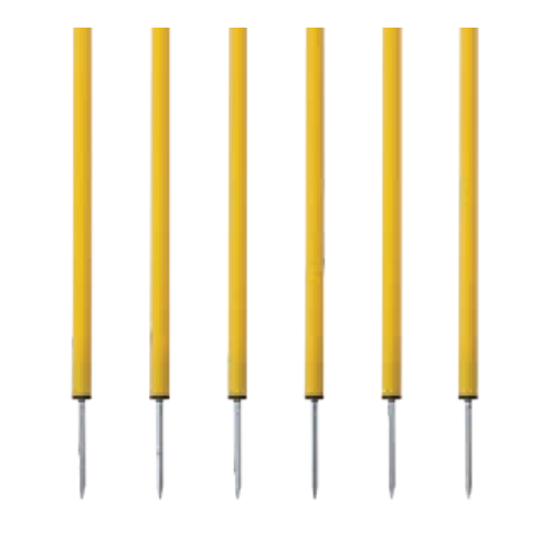 Coaching Sticks Set of 6 Yellow