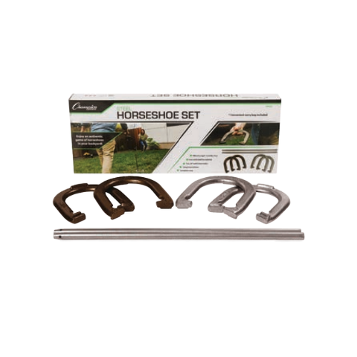 Steel Horseshoe Set