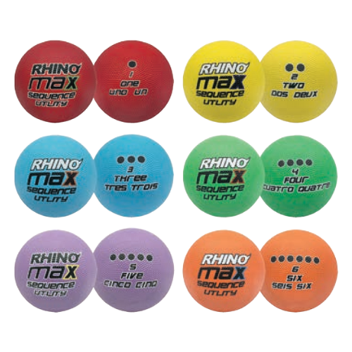 Rhino Max NUmbered Playground Ball Set