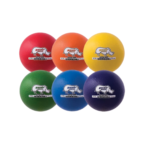 Rhino Skin® Low Bounce Ultra Grip Dodgeball Set