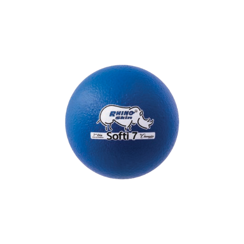 7 Inch Rhino Skin Softi Low Bounce Foam Ball Blue