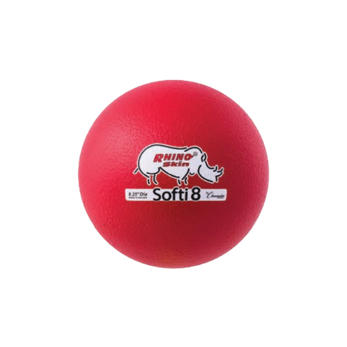 8.25 Inch Rhino Skin Low Bounce Softi Foam Ball Red