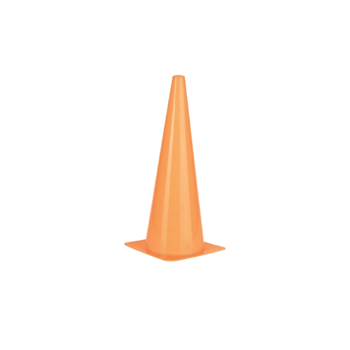 18 Inch High Visibility Plastic Cone Orange