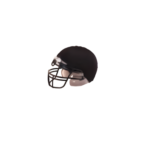 Football Helmet Cover Black