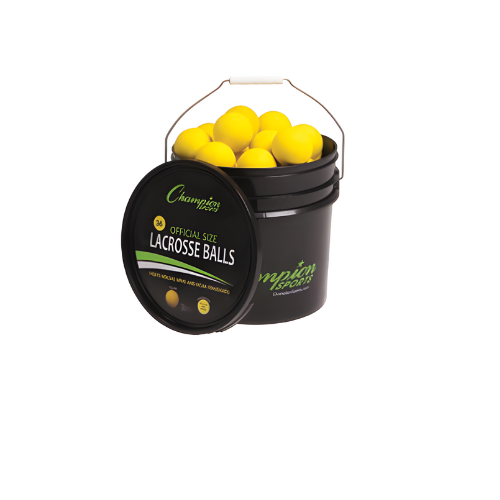 Lacrosse Ball Bucket Yellow