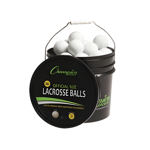 Lacrosse Ball Bucket White