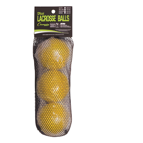 Lacrosse Ball Set of 3 Yellow