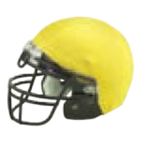 Football Helmet Cover Gold