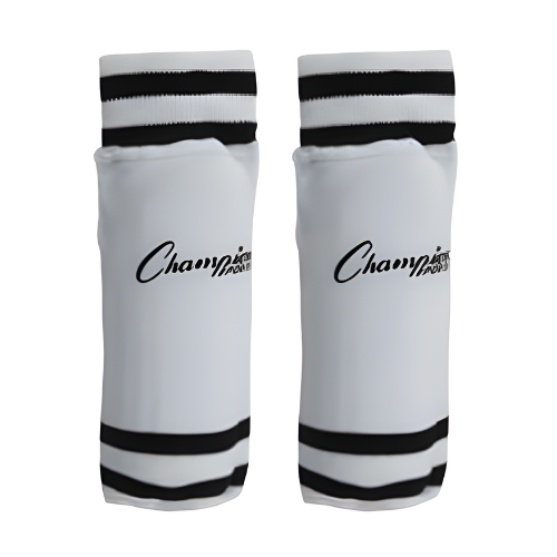 Sock Style Soccer Shin Guard Large White