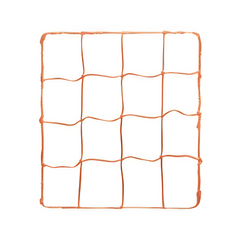 4.0 mm Official Size Soccer Net Orange