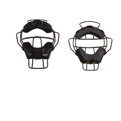 Ultra Lightweight Umpire Face Mask Black