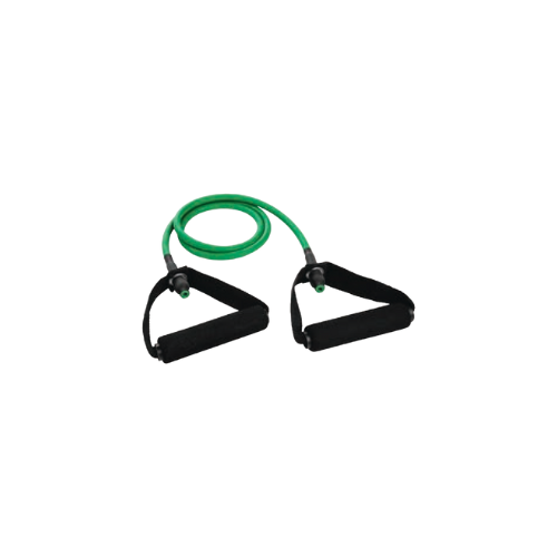 Light Resistance Tubing w/ Foam Handle, Green