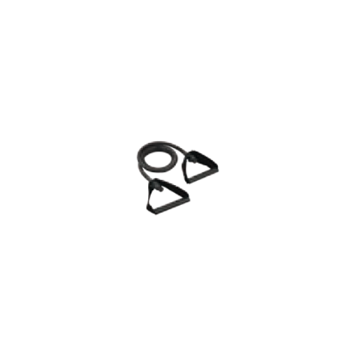 Extra Heavy Resistance Tubing w/PVC Handle, Black