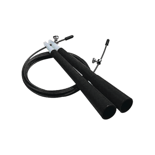 Double Bearing Speed Jump Rope Black