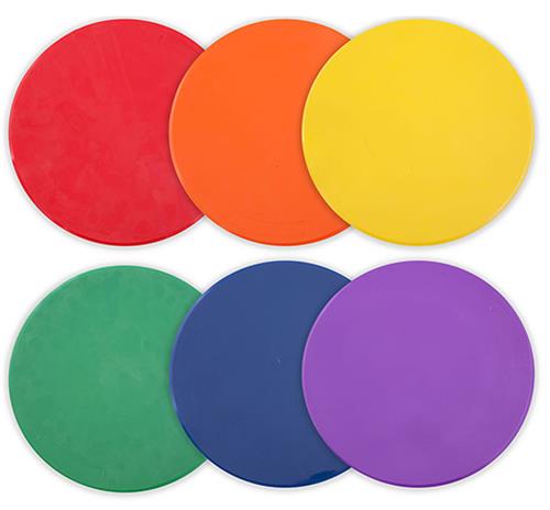 Assorted Color 10" Poly Spot Marker (Set of 6)/ Price (SET)