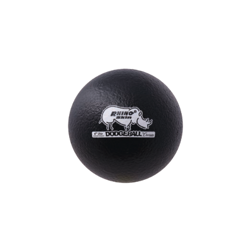 6 Inch Rhino Skin Dodgeball Black