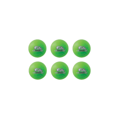 6 Inch Rhino Skin Low Bounce Dodgeball Set Neon Green