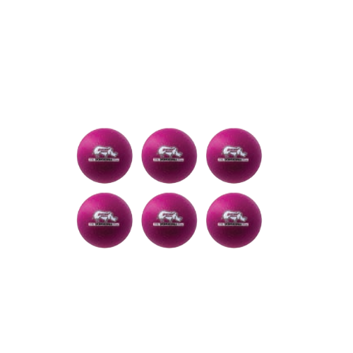 6 Inch Rhino Skin Low Bounce Dodgeball Set Neon Purple